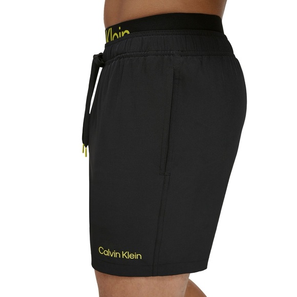 Calvin Klein Logo Elastic Waist Modern Euro
5" Volley Swim Trunks, NWT - Picture 2 of 5